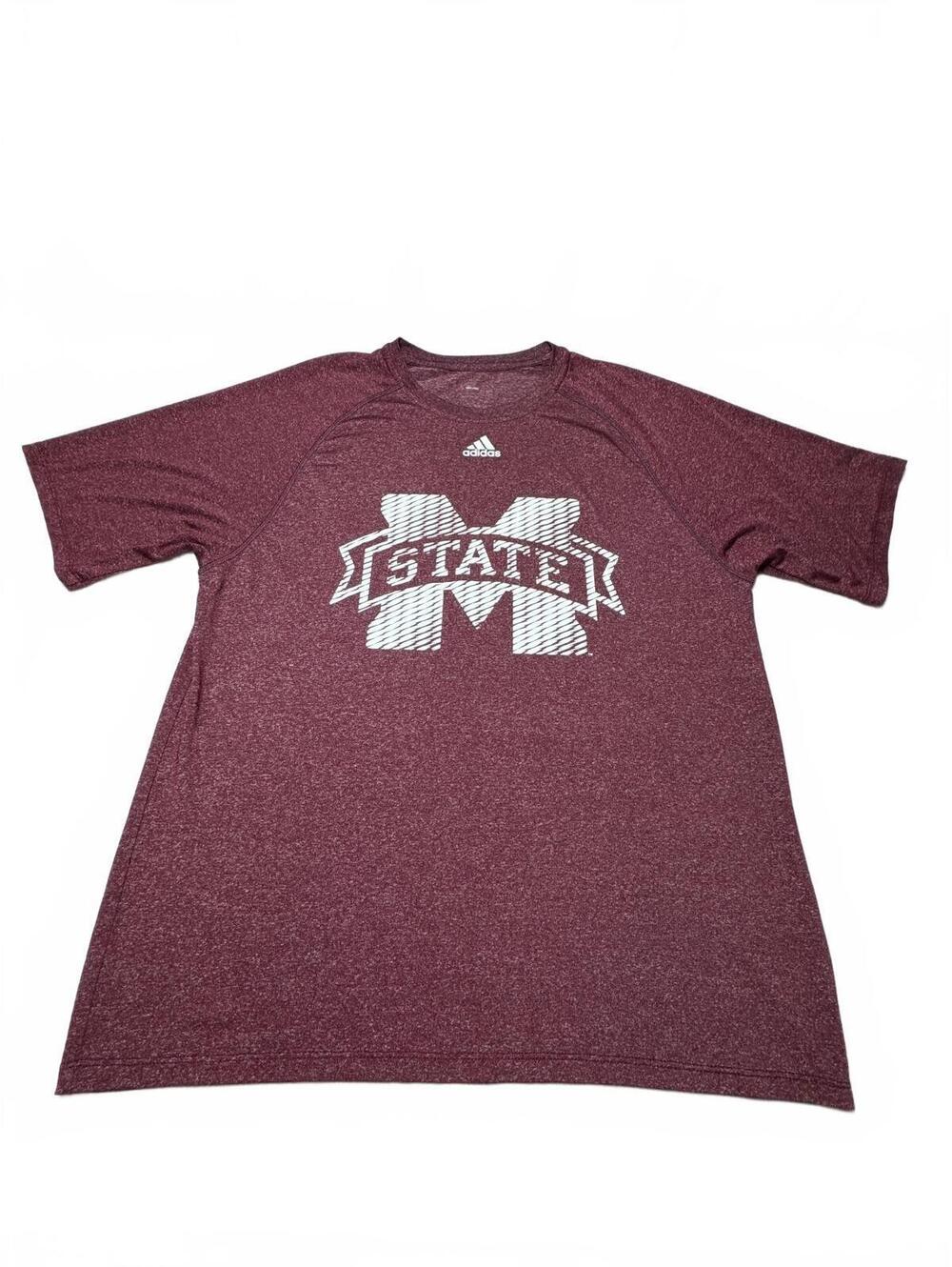 Adidas Maroon Mississippi State University Performance T-Shirt Men’s size L
